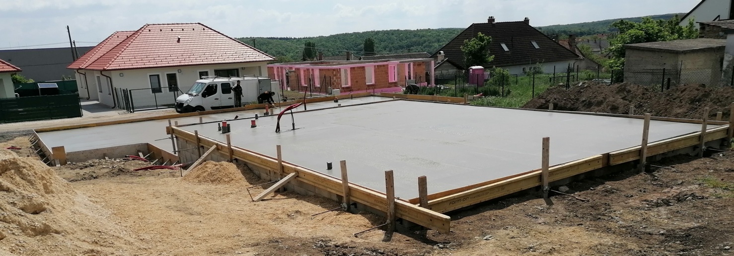 Családi és társasház monolit vasbeton szerkezet - 5